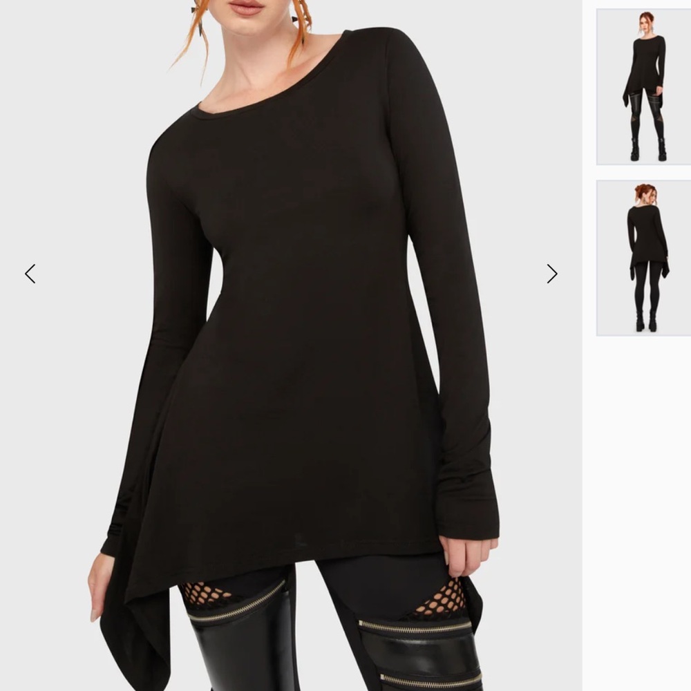 Killstar Cora Longsleeve Top - Picture 3 of 11